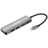 Sandberg USB-C Dock HDMI+3xUSB+PD 100W priklopna postaja