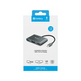 Sandberg USB-C Dock 2xHDMI+1xVGA+USB+PD priklopna postaja