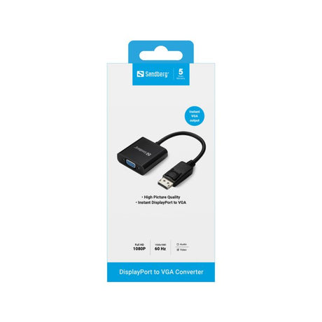 Sandberg Adapter DisplayPort>VGA avdio in video pretvornik