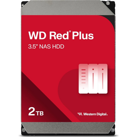 WD 2TB Red Plus 3,5" SATA 6Gb/s 5400rpm 64MB HDD disk