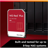 WD 2TB Red Plus 3,5" SATA 6Gb/s 5400rpm 64MB HDD disk
