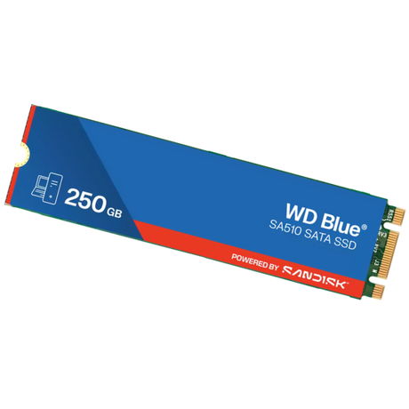 WD 250GB Blue SA510 M.2 2280 SATA 6Gb/s SSD disk