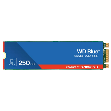 WD 250GB Blue SA510 M.2 2280 SATA 6Gb/s SSD disk