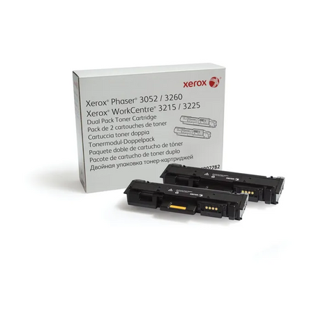 XEROX 106R02782 Dual Pack Black Toner Cartridge za Phaser/WC za 6.000 strani črni toner