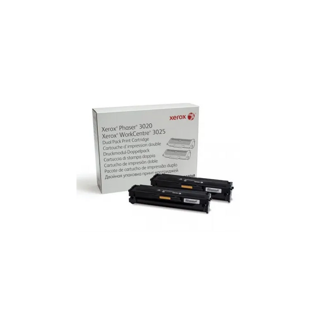 XEROX 106R03048 Dual Pack Print Cartridge za Phaser 3020/WC 3025 za 3.000 strani črni toner