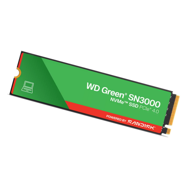 WD 1TB Green SN3000 M.2 2280 PCI-e 4.0 NVMe 1.4 SSD disk