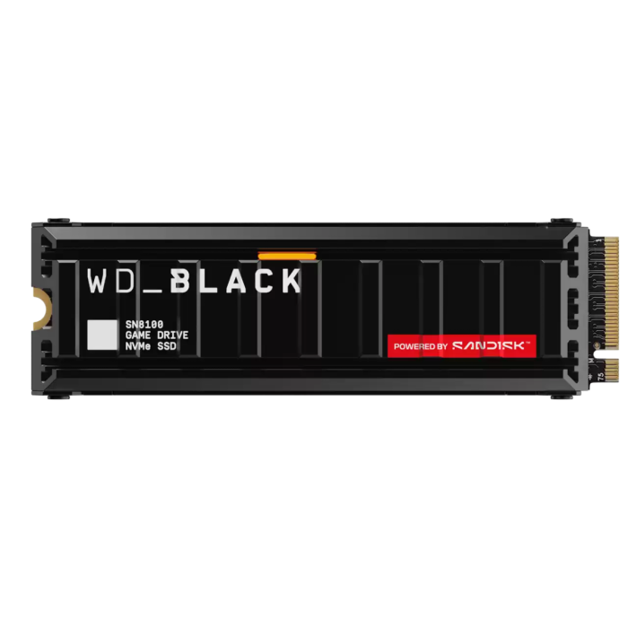SanDisk 4TB WD Black SN8100 M.2 2280 PCI-e 5.0 NVMe 2.0 SSD disk s hladilnikom