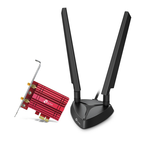 TP-LINK AXE5400 Wi-Fi 6E Bluetooth 5.3 PCIe Adapter