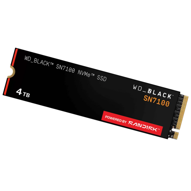 SanDisk 4TB WD Black SN7100 M.2 2280 PCI-e 4.0 NVMe 1.4 SSD disk