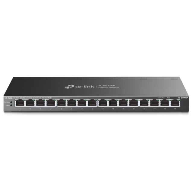 TP-LINK SG116P 16 port Gigabit PoE+ mrežno stikalo / switch