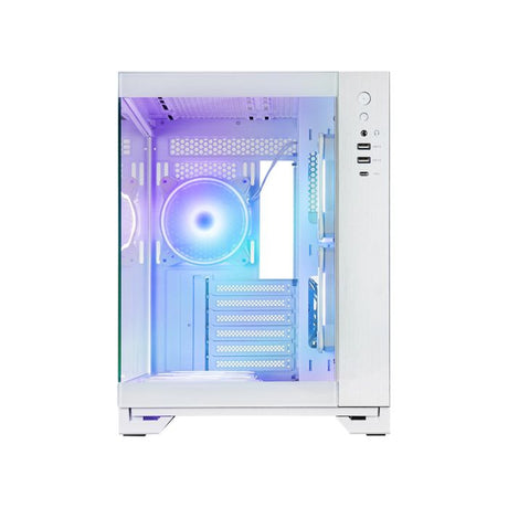 Chieftec VISIO USB3.2 Gen2 ATX A-RGB ohišje, belo