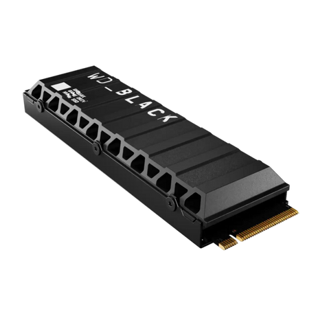 WD 4TB Black SN850X M.2 2280 PCI-e 4.0 NVMe 1.4 SSD disk s hladilnikom