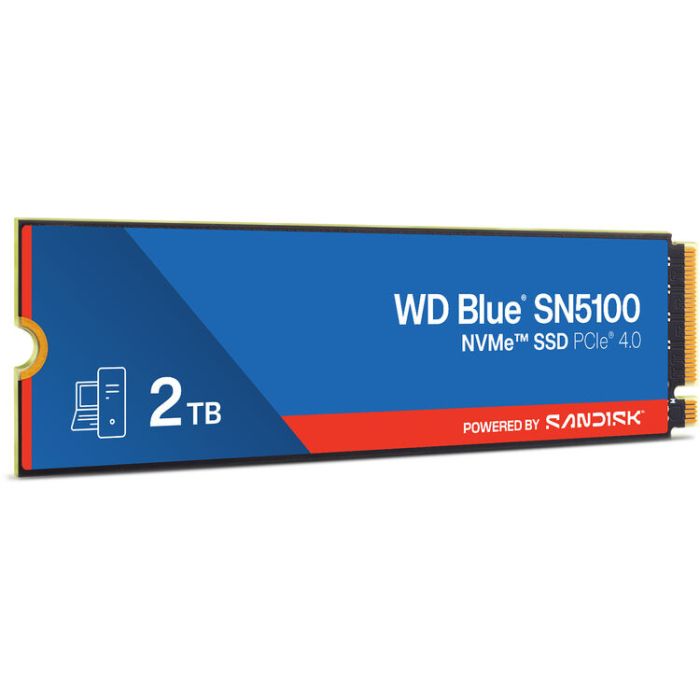 WD 2TB Blue SN5100 M.2 2280 PCI-e 4.0 NVMe 1.4c SSD disk