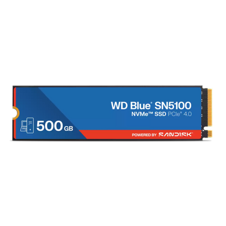 SanDisk 500GB WD Blue SN5100 M.2 2280 PCI-e 4.0 NVMe 1.4c SSD disk