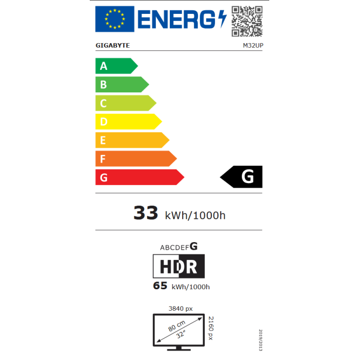GIGABYTE M32UP 32" IPS UHD, 1ms, 160Hz gaming monitor