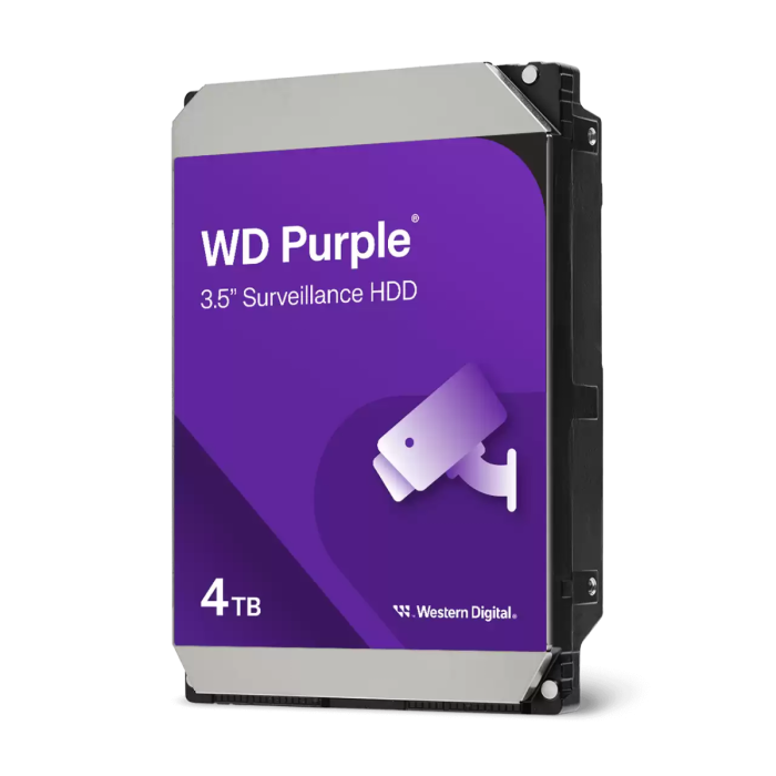 WD 4TB Purple 3,5" SATA 6Gb/s 5400rpm 128MB HDD disk