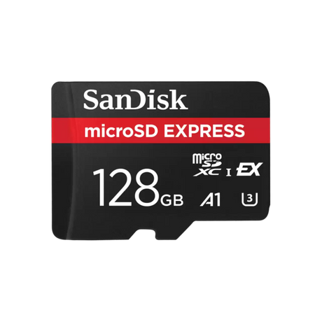 SanDisk 128GB Express NVMe UHS-I microSDXC spominska kartica