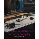 IcyBox IB-DK4071M-CU31 7-v-1 DockingStation with magnetic M.2 SSD bay priklopna postaja