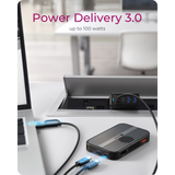 IcyBox IB-DK4071M-CU31 7-v-1 DockingStation with magnetic M.2 SSD bay priklopna postaja