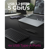 IcyBox IB-DK4062-CPD 12-v-1 DockingStation priklopna postaja s trojnim video priključkom