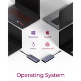 IcyBox IB-DK4062-CPD 12-v-1 DockingStation priklopna postaja s trojnim video priključkom