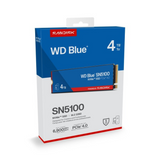 WD 4TB Blue SN5100 M.2 2280 PCI-e 4.0 NVMe 1.4c SSD disk