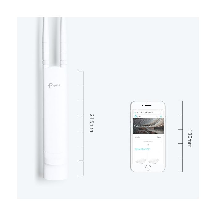 TP-LINK 300Mbps Wireless N zunanja dostopna točka (IP65)