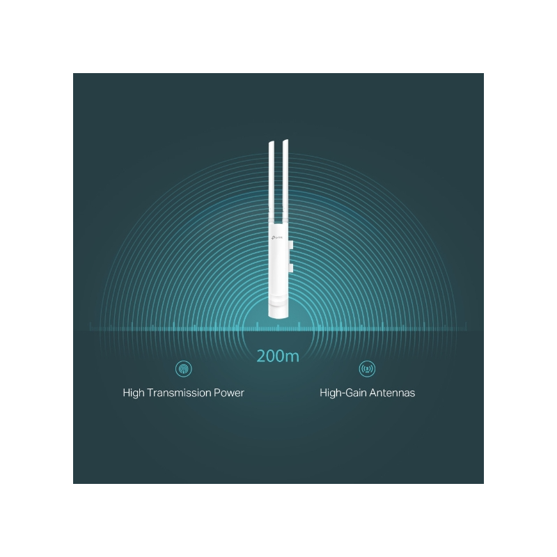 TP-LINK 300Mbps 2×2 MIMO Wireless N zunanja dostopna točka (IP65)
