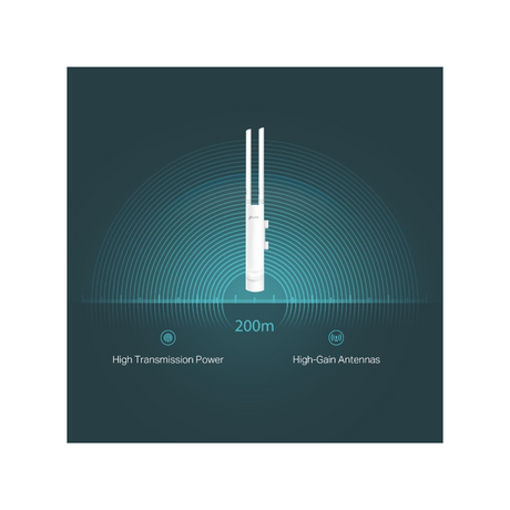 TP-LINK 300Mbps 2×2 MIMO Wireless N zunanja dostopna točka (IP65)