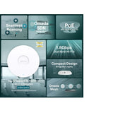 TP-LINK 1800Mbps Wireless AX WiFi 6 stropna dostopna točka