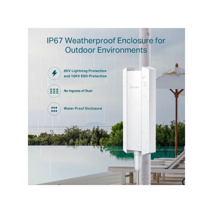 TP-LINK zunanja AX3000 Gigabit WiFi 6 dostopna točka EAP650-Outdoor