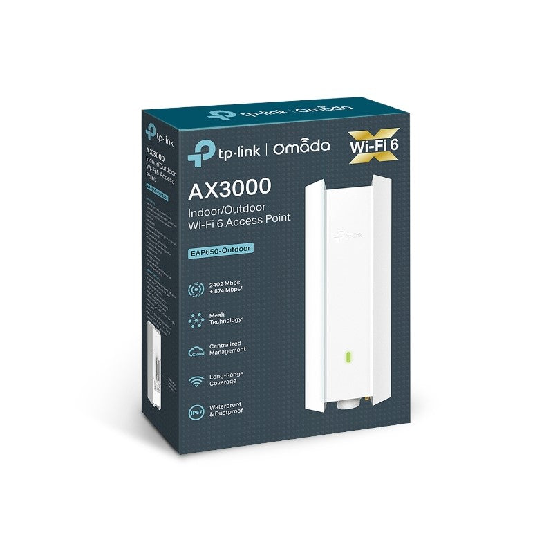 TP-LINK zunanja AX3000 Gigabit WiFi 6 dostopna točka EAP650-Outdoor