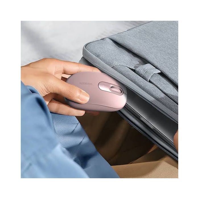 Ugreen 90686 brezžična miška 2.4G - roza