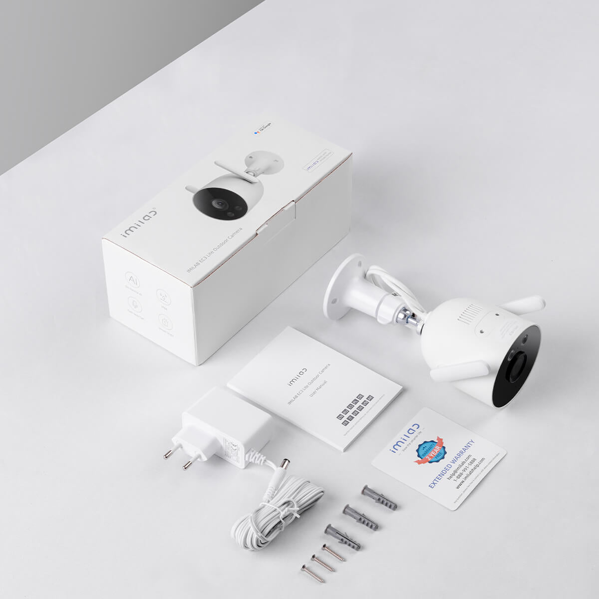 IMILAB EC3 Lite 2K Wi-Fi zunanja varnostna kamera