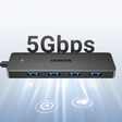 Ugreen 4-portni USB 3.0 hub - 1M