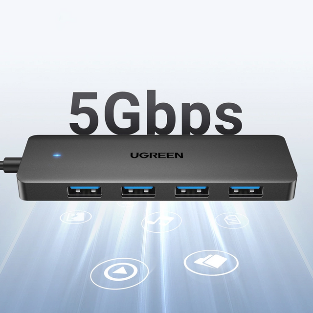 Ugreen 4-portni USB 3.0 hub - 1M