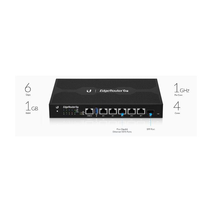Ubiquiti usmerjevalnik EdgeRouter 6P