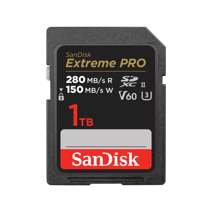 SanDisk 1TB Extreme PRO SDXC UHS-II spominska kartica