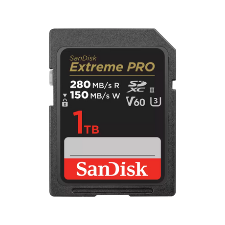 SanDisk 1TB Extreme PRO SDXC UHS-II spominska kartica