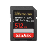SanDisk 512GB Extreme PRO SDXC UHS-II spominska kartica