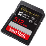 SanDisk 512GB Extreme PRO SDXC UHS-II spominska kartica