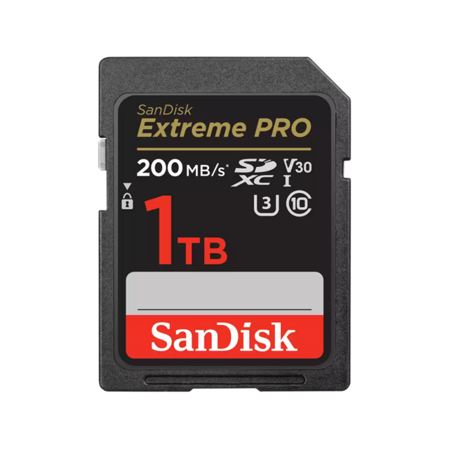 SanDisk 1TB Extreme PRO SDXC UHS-I spominska kartica