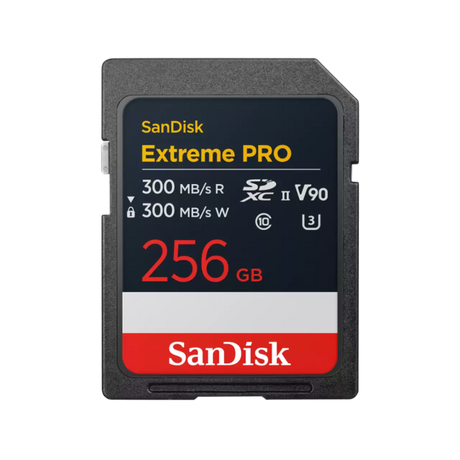 SanDisk 256GB Extreme PRO SD UHS-II V90 spominska kartica