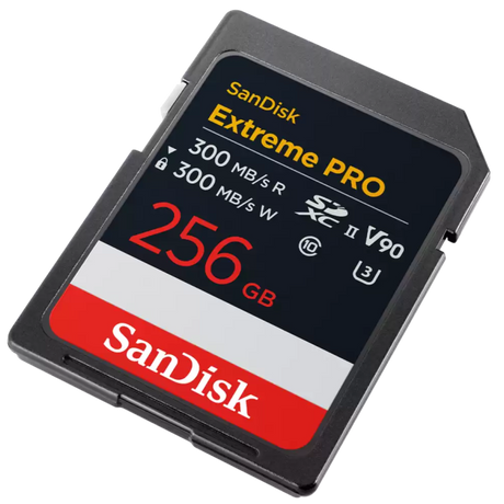 SanDisk 256GB Extreme PRO SD UHS-II V90 spominska kartica