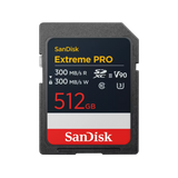 SanDisk 512GB Extreme PRO SD UHS-II V90 spominska kartica