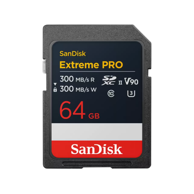 SanDisk 64GB Extreme PRO SD UHS-II V90 spominska kartica