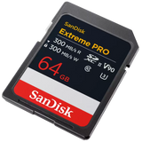 SanDisk 64GB Extreme PRO SD UHS-II V90 spominska kartica