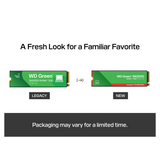 WD 1TB Green SN3000 M.2 2280 PCI-e 4.0 NVMe 1.4 SSD disk
