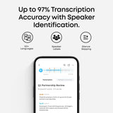 Anker Soundcore Work pametni AI snemalnik zvoka, črn
