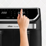 Ufesa digitalni zračni cvrtnik z dvojno posodo 9L Thunder 1700W